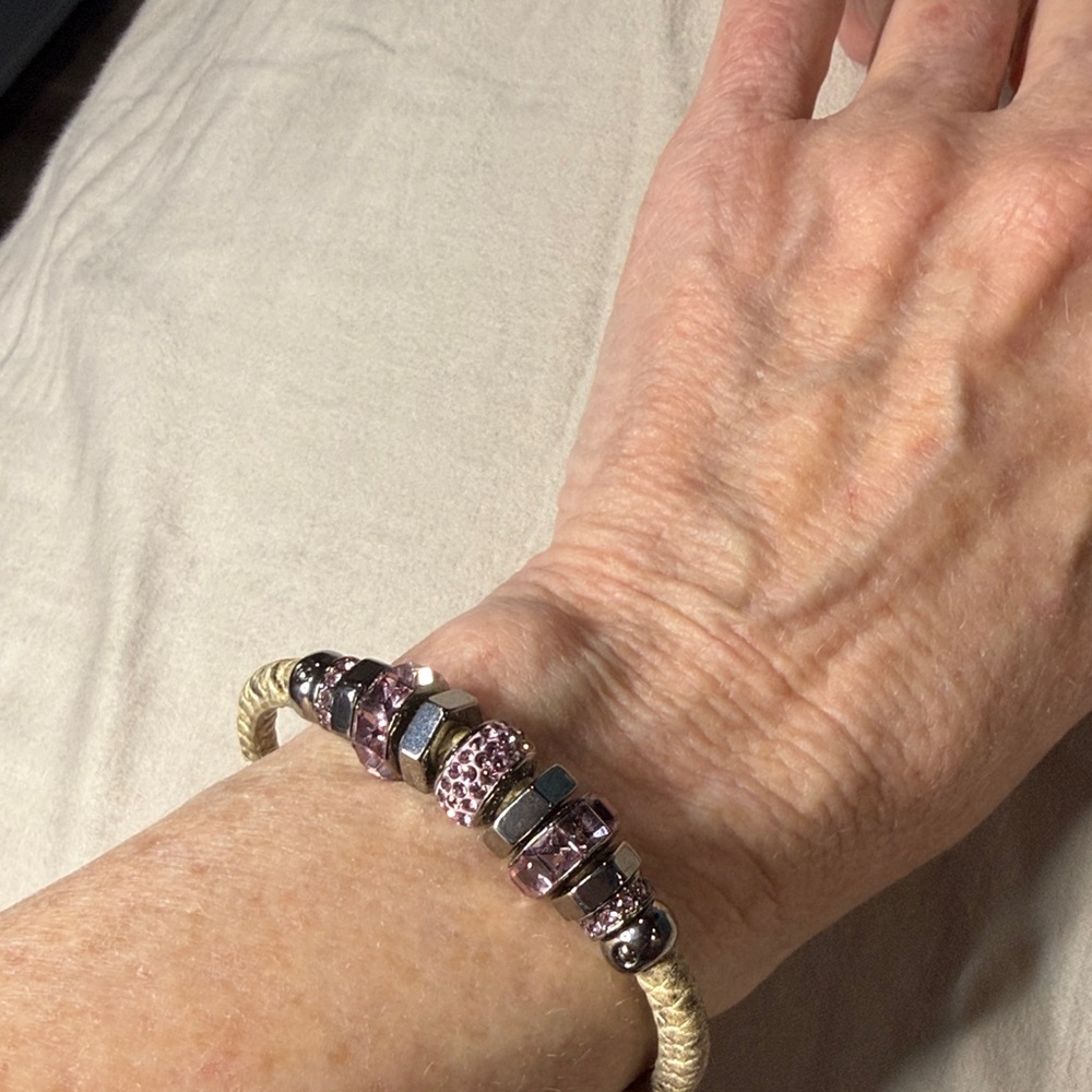 Henri Bendel Purple and Silver Bracelet - Picture 2 of 4